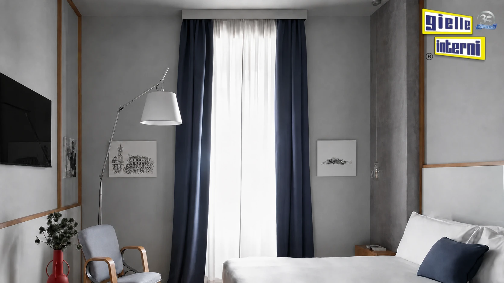 Hotel Interno Marche: pareti e soffitti a secco, finiture — Tolentino