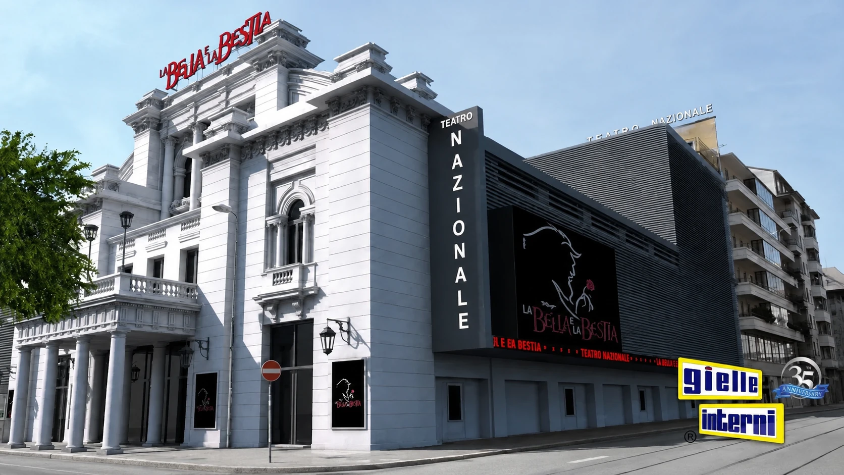 Teatro Nazionale: isolamento acustico interno certificato antincendio — Milano